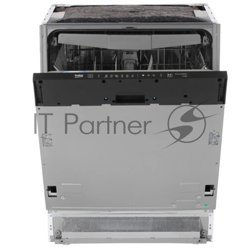 Встраиваемая посудомоечная машина Beko BDIN16520Q, полноразмерная, ширина 59.8см, полновстраиваемая, загрузка 15 комплектов, белый