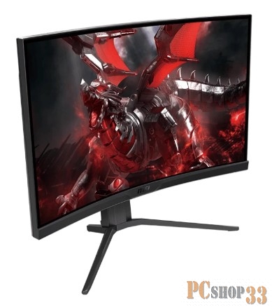 Монитор MSI Optix G272CQP 27 WQHD (2560x1440 (матовый))/Curved/VA/170Hz/1ms Lock/6.1kg/black 27(2560x1440 (матовый))/ (Ghz)/Mb/Gb/Ext: