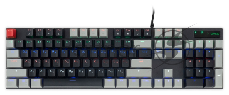 Клавиатура Оклик GMNG 945GK WB механическая черный USB Multimedia for gamer LED