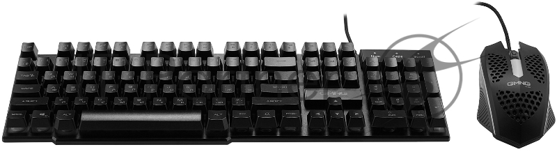 Клавиатура + мышь Оклик GMNG 400GMK клав:черный мышь:черный USB