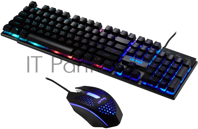 Клавиатура + мышь Оклик GMNG 400GMK клав:черный мышь:черный USB