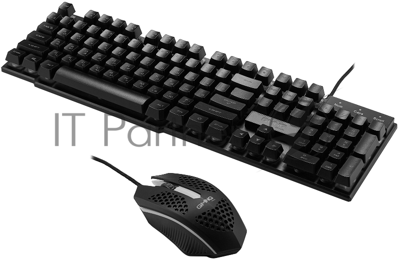 Клавиатура + мышь Оклик GMNG 400GMK клав:черный мышь:черный USB