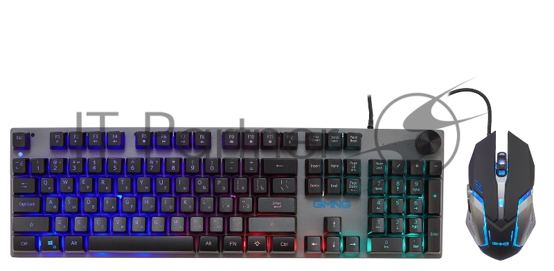 Клавиатура + мышь Оклик GMNG 500GMK клав:черный мышь:черный USB