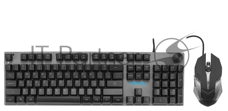 Клавиатура + мышь Оклик GMNG 500GMK клав:черный мышь:черный USB