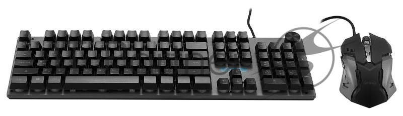 Клавиатура + мышь Оклик GMNG 500GMK клав:черный мышь:черный USB