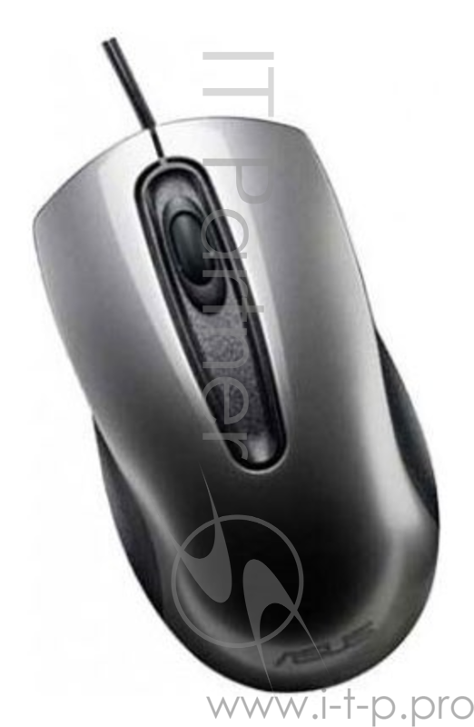 Мышь Asus UT200 серый оптическая (1000dpi) USB2.0 для ноутбука (2but)