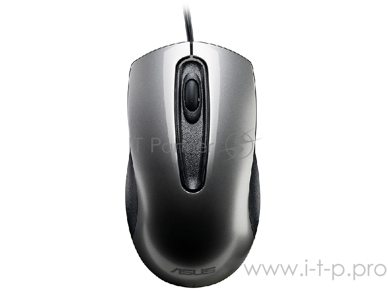Мышь Asus UT200 серый оптическая (1000dpi) USB2.0 для ноутбука (2but)