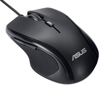 Мышь Asus UX300 черный оптическая (1600dpi) USB (5but)