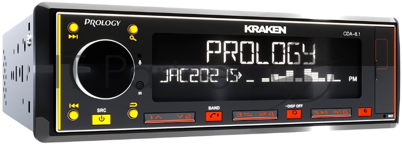 Автомагнитола Prology CDA-8.1 KRAKEN 1DIN 8x65Вт