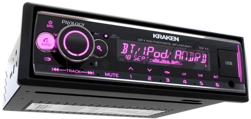 Автомагнитола Prology CDP-8.0 KRAKEN 1DIN 8x65Вт