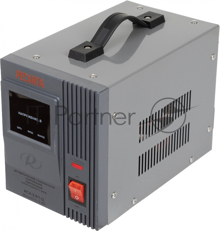 Стабилизатор напряжения Ресанта АСН-2.0/1-Ц 2.5кВА однофазный серый (900/63/6/42)