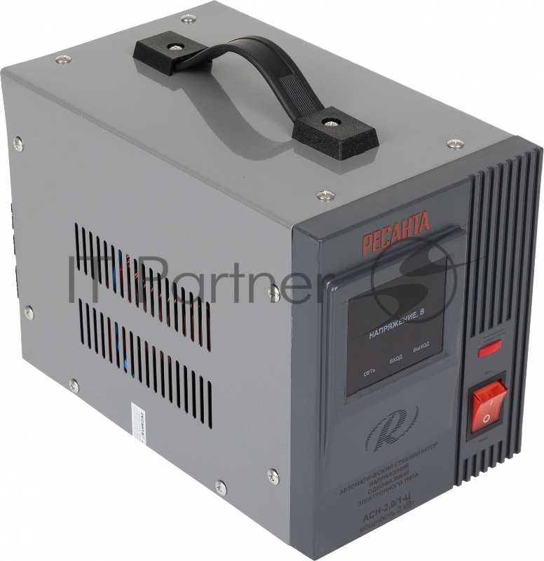 Стабилизатор напряжения Ресанта АСН-2.0/1-Ц 2.5кВА однофазный серый (900/63/6/42)