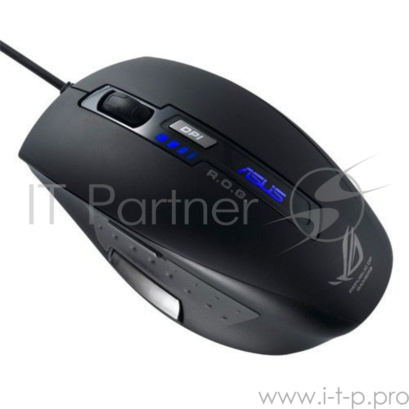 Мышь Asus GX850 черный лазерная (5000dpi) USB игровая (5but)
