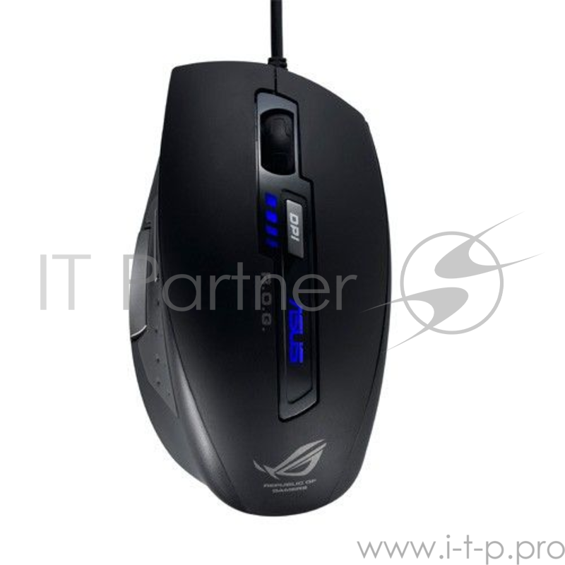 Мышь Asus GX850 черный лазерная (5000dpi) USB игровая (5but)