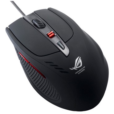 Мышь Asus GX950 черный лазерная (8200dpi) USB игровая (6but)