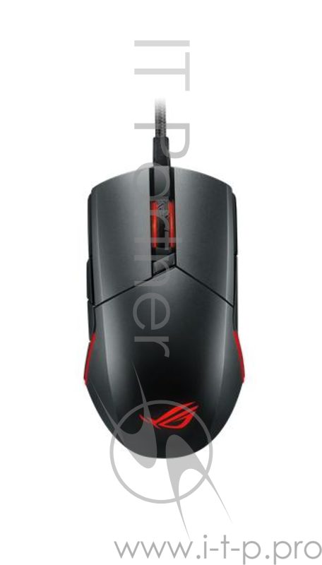 Мышь Asus ROG Pugio черный оптическая (7200dpi) USB2.0 игровая (3but)