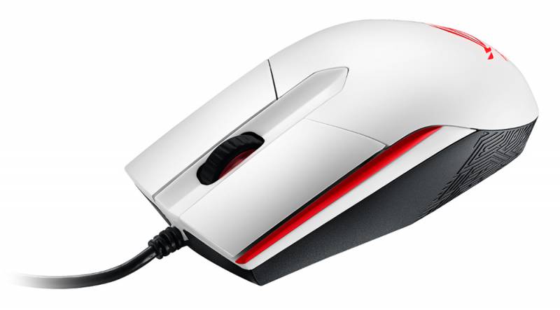 Мышь Asus Rog Sica белый оптическая (5000dpi) USB2.0 игровая (2but)