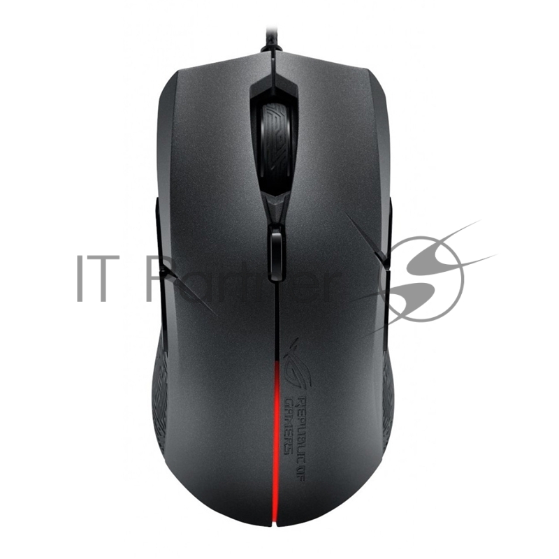 Мышь Asus ROG STRIX Evolve черный оптическая (7200dpi) USB2.0 игровая (7but)