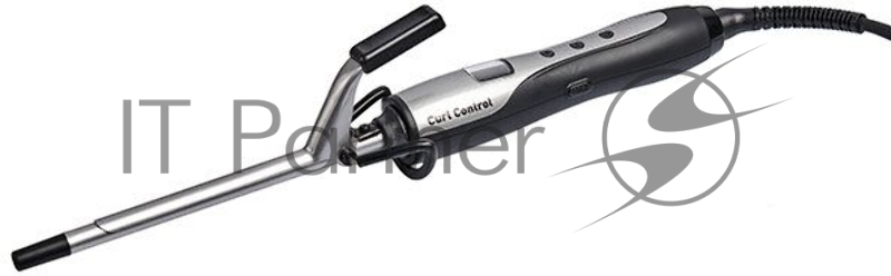 Щипцы Harizma Curl Control 9мм макс.темп.:210С покрытие:керамико-турмалиновое черный/серебристый