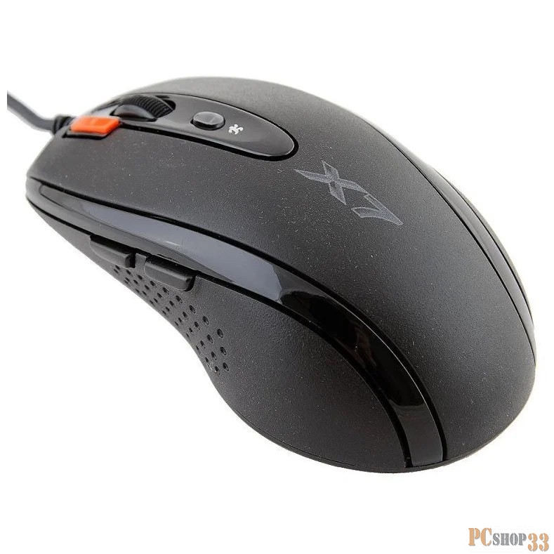 Мышь A4 XL-750BK черный лазерная (3600dpi) USB2.0 игровая (6but)