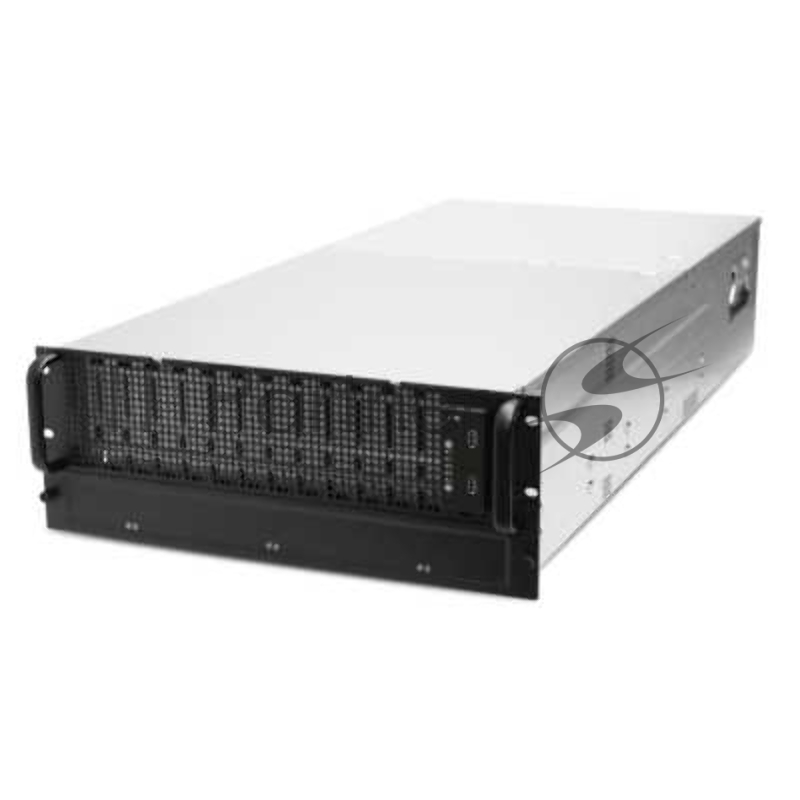 Серверный корпус RSC-4H, 4U, 60xSATA/SAS HS 3,5 bay + 2x2,5 15mm rear HS bay , up to 12(W) x 13(D) E-ATX, 3x12G 20-port EOB BP with 2xSFF-8643, 6x 80x38mm fan (middle), 1600W 1+1 redundant 80+ Platinum, 43 slide rail, w/o CPU heatsink, w/o bezel