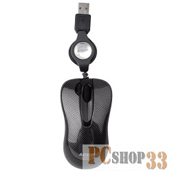 Мышь A4 V-Track Padless N-60F-2 черный оптическая (1000dpi) USB2.0 (3but)