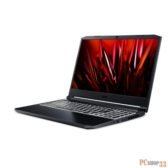 Ноутбук Acer Nitro 5 AN515-45-R24V Ryzen 5 5600H 8Gb SSD256Gb NVIDIA GeForce RTX 3060 6Gb 15.6 IPS FHD (1920x1080) Eshell black WiFi BT Cam