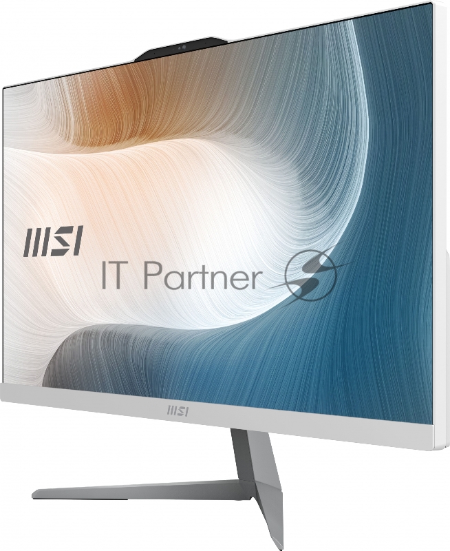 Моноблок MSI Modern AM242 12M-069XRU 23.8 Full HD i3 1215U (1.2) 8Gb SSD250Gb Iris Xe noOS GbitEth WiFi BT 120W клавиатура мышь Cam белый 1920x1080
