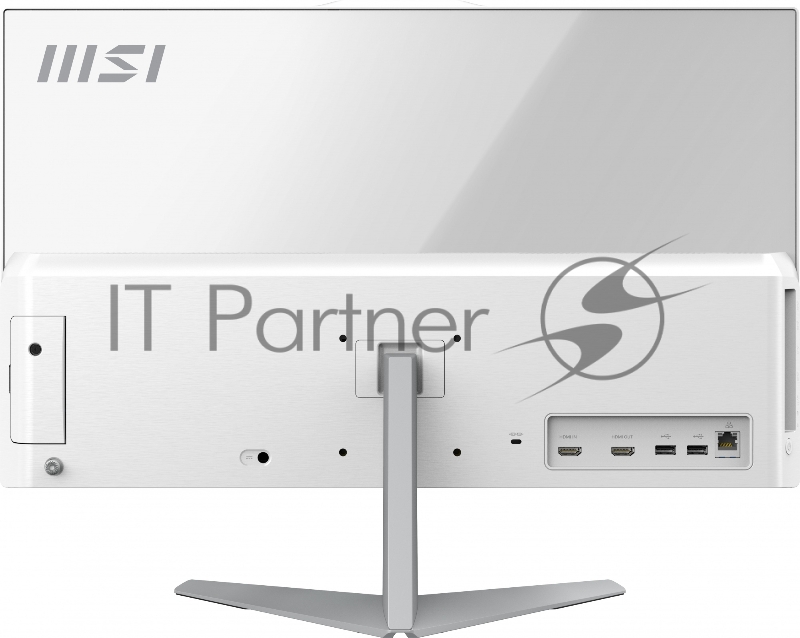 Моноблок MSI Modern AM242 12M-069XRU 23.8 Full HD i3 1215U (1.2) 8Gb SSD250Gb Iris Xe noOS GbitEth WiFi BT 120W клавиатура мышь Cam белый 1920x1080