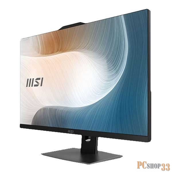 Моноблок MSI Modern AM272P 12M-229XRU 27 Full HD i7 1260P (2.1) 32Gb SSD1000Gb Iris Xe noOS GbitEth WiFi BT 120W клавиатура мышь Cam черный 1920x1080