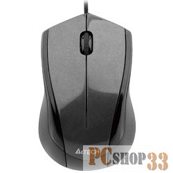 Мышь A4 V-Track Padless N-400-1 серый оптическая (1000dpi) USB (2but)