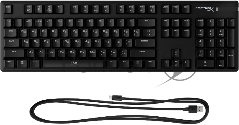Клавиатура HyperX Alloy Origins механическая черный USB for gamer LED (4P4F6AA#ABA)