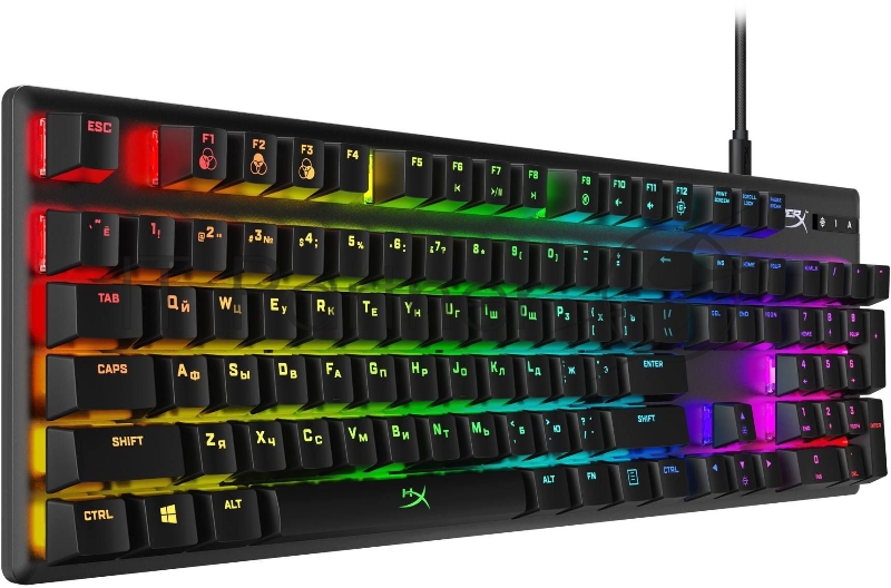 Клавиатура HyperX Alloy Origins механическая черный USB for gamer LED (4P4F6AA#ABA)