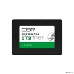 Внутренний SSD-накопитель CBR SSD-001TB-2.5-LT22, серия Lite, 1024 GB, 2.5, SATA III 6 Gbit/s, SM2259XT, 3D TLC NAND, R/W speed up to 550/520 MB/s, TBW (TB) 500