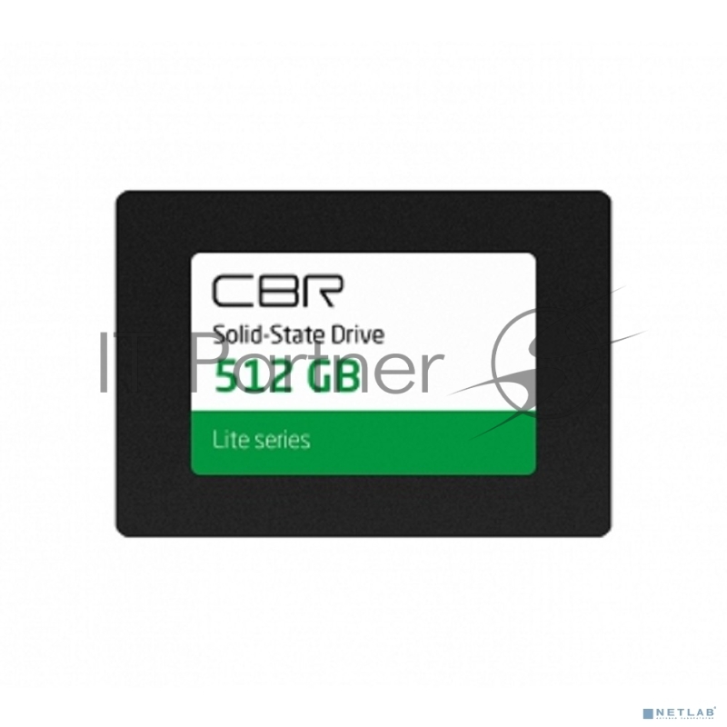 Внутренний SSD-накопитель CBR SSD-512GB-2.5-LT22, серия Lite, 512 GB, 2.5, SATA III 6 Gbit/s, SM2259XT, 3D TLC NAND, R/W speed up to 550/520 MB/s, TBW (TB) 240