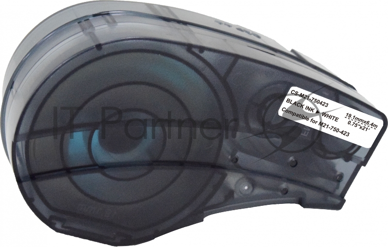 Картридж ленточный Cactus CS-M21-750423 черный для Brady BMP21-PLUS, BMP21-LAB