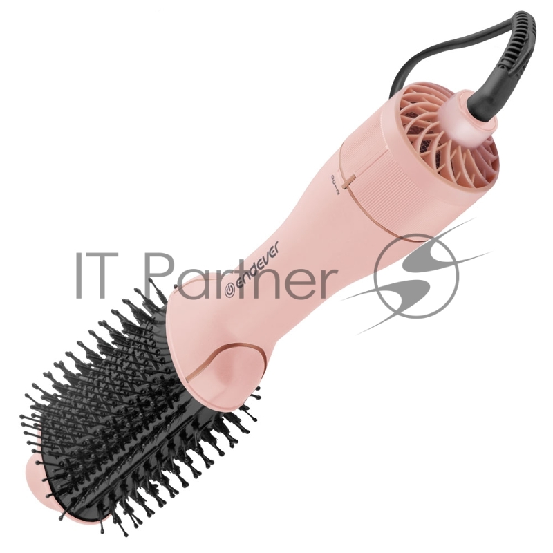 Стайлер Endever Aurora-498 Мощность 1200 Вт, цвет светло-розовый, 3 режима температуры и скорости, керамическое покрытие