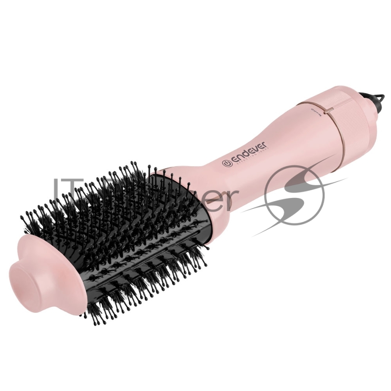 Стайлер Endever Aurora-498 Мощность 1200 Вт, цвет светло-розовый, 3 режима температуры и скорости, керамическое покрытие