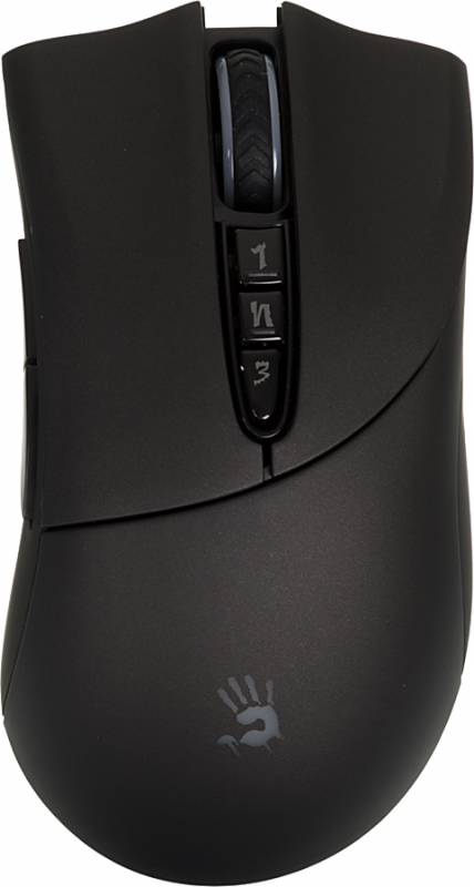 Мышь A4 Bloody R3 черный оптическая (3200dpi) беспроводная USB2.0 игровая (7but)