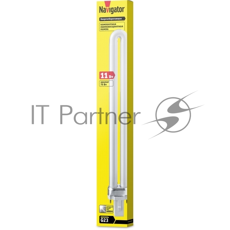 Лампа энергосберегающая КЛЛ G23 NCL-PS-11-840-G23 11Вт 4000К Navigator 94073