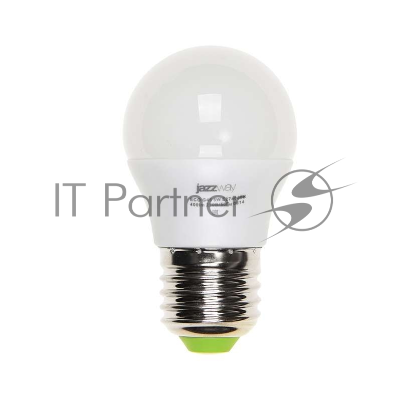 Лампа светодиодная PLED-ECO-G45 5Вт шар 4000К белый E27 400лм 220-240В JazzWay 1036988A