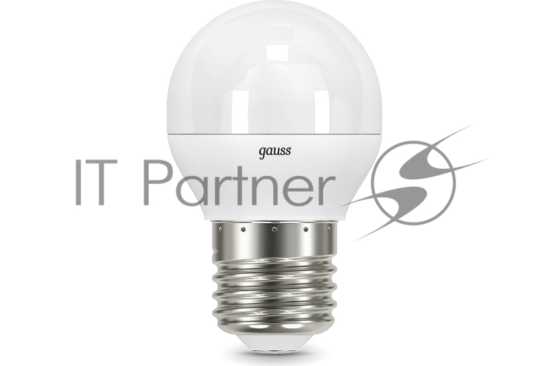 Лампа светодиодная LED Globe 7Вт E27 4100К step dimmable (диммир.) Gauss 105102207-S