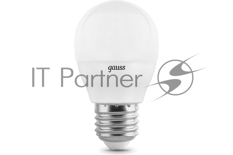 Лампа светодиодная LED Globe 7Вт E27 3000К step dimmable (диммир.) Gauss 105102107-S