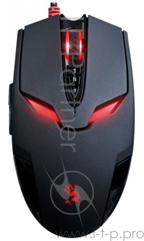 Мышь A4 Bloody V4M черный оптическая (3200dpi) USB игровая (7but)