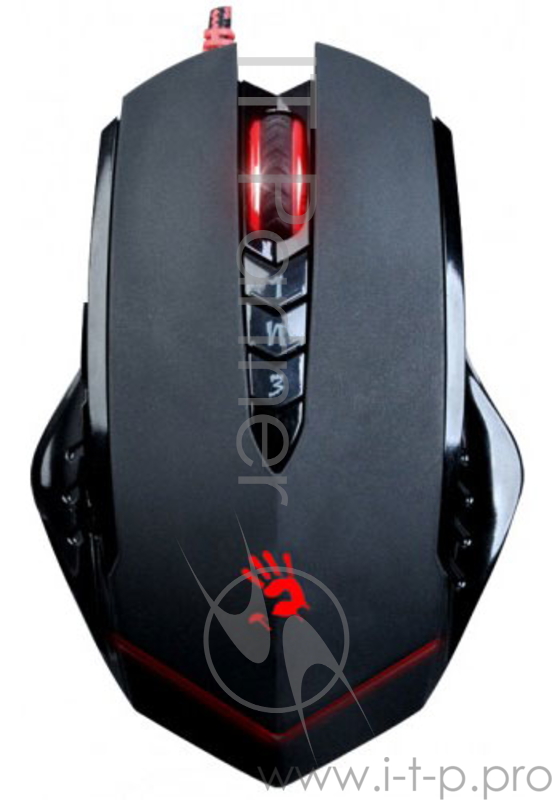 Мышь A4 Bloody V8M черный оптическая (3200dpi) USB игровая (7but)