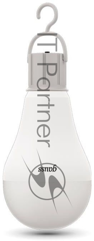 Лампа LED A60 7W E27 450lm 3000K с Li-Ion аккумулятором 1/10/60 | 102402107 | Gauss