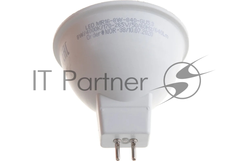 Лампа светодиодная LED 8Вт GU5.3 220В 4000К СТАНДАРТ MR16 | Б0020547 | ЭРА