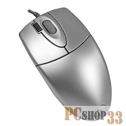 Мышь A4 OP-620D серебристый оптическая (800dpi) USB (3but)
