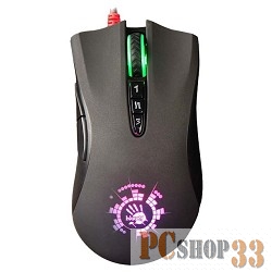 Мышь A4 Bloody A91 Blazing черный оптическая (4000dpi) USB2.0 игровая (7but)