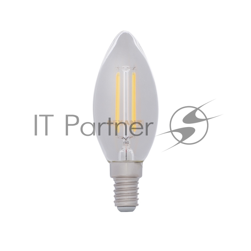 Лампа филаментная REXANT Свеча CN35 7.5 Вт 600 Лм 2700K E14 диммируемая, прозрачная колба